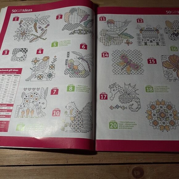 Cross Stitch Crazy Magazine Back Issue Valentines Country Charm Bunnies Parrots - Picture 4 of 11